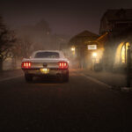 Ford Mustang GT 1968 in eindrucksvoller Atmosphäre. Fotografiert von Autofotograf phPics.