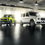 Suzuki Jimny und Mercedes G63 AMG. Autofotografie GIMS Magazin.