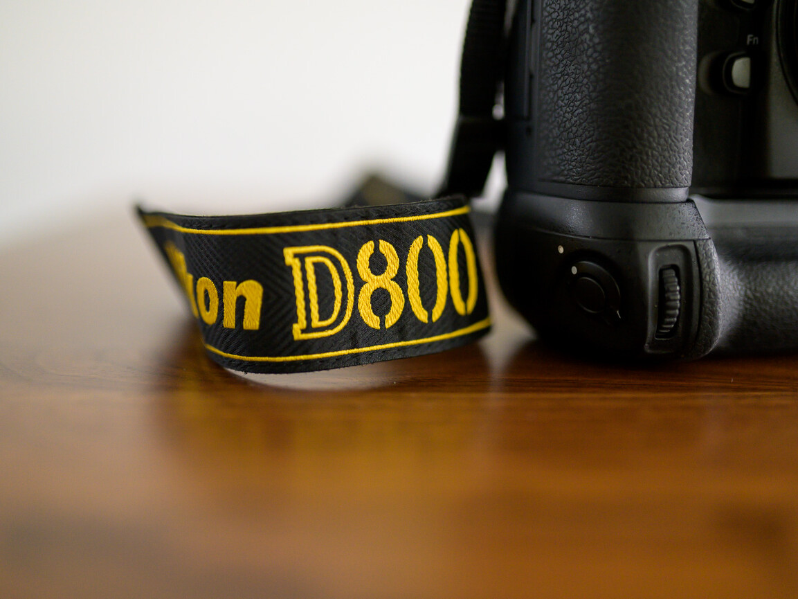 Kameragurt der Nikon D800
