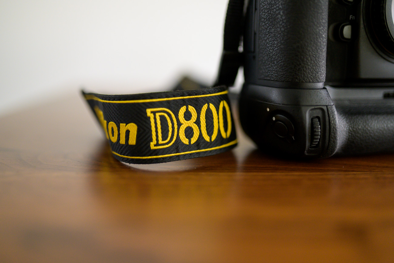 Kameragurt der Nikon D800