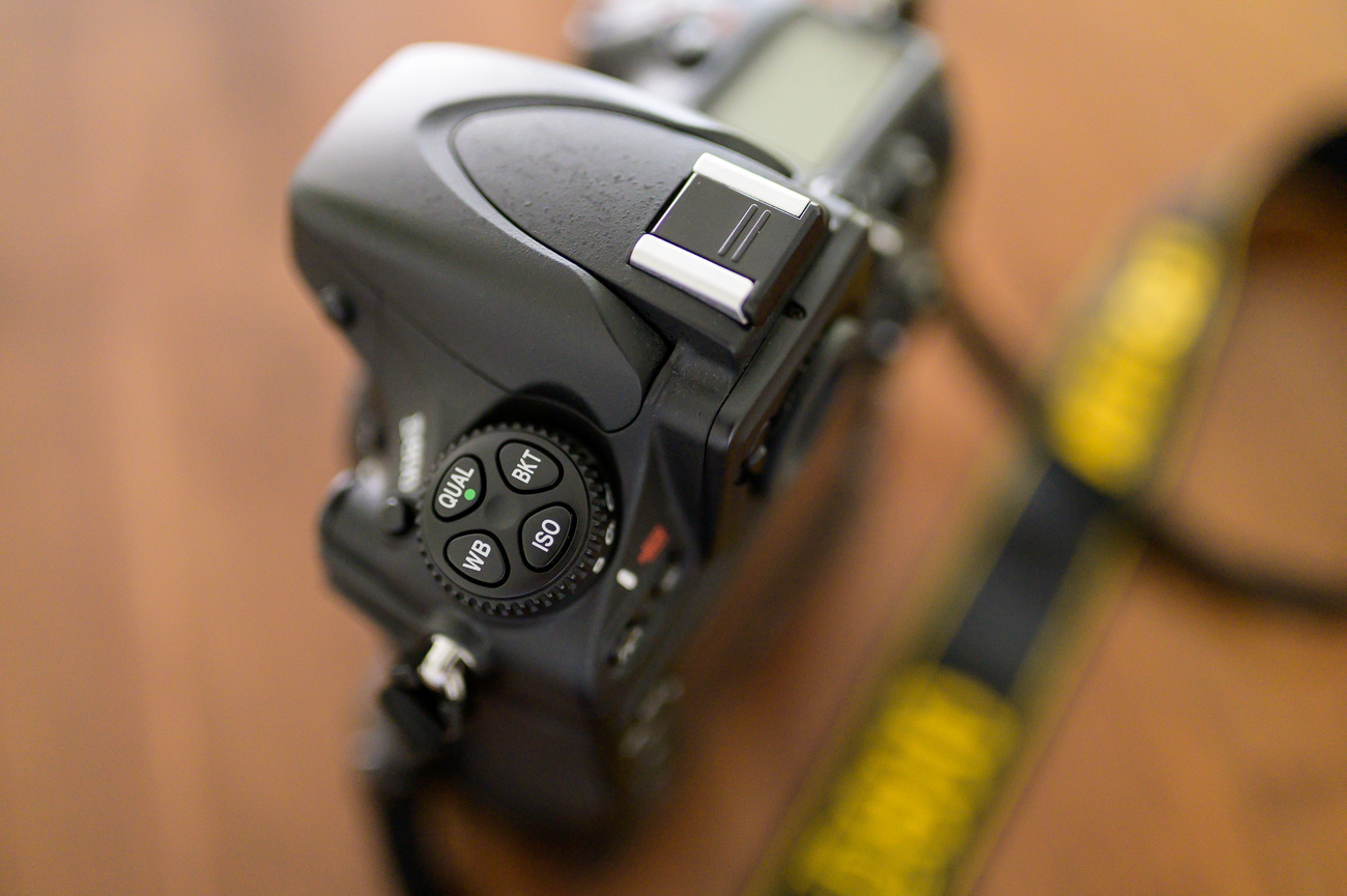 Vogelperspektive der Nikon D800 ohne Objektiv. Ein Erfahrungsbericht.