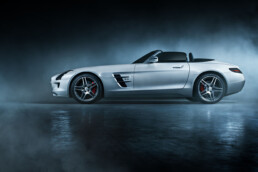 Das 50mm 1.8G ist das ideale Nikon Einsteiger Objektiv. PhPics fotografierte damit den SLS AMG.