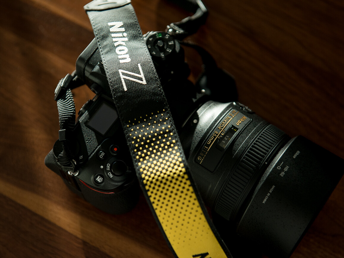Meine Nikon Z6 Erfahrungen. Kameraansicht von oben.