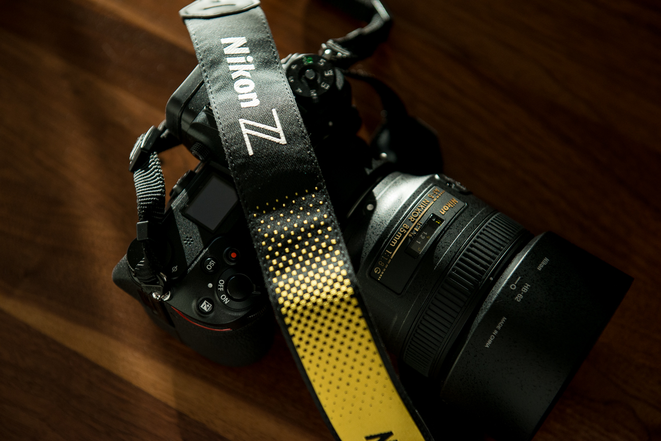 Meine Nikon Z6 Erfahrungen. Kameraansicht von oben.