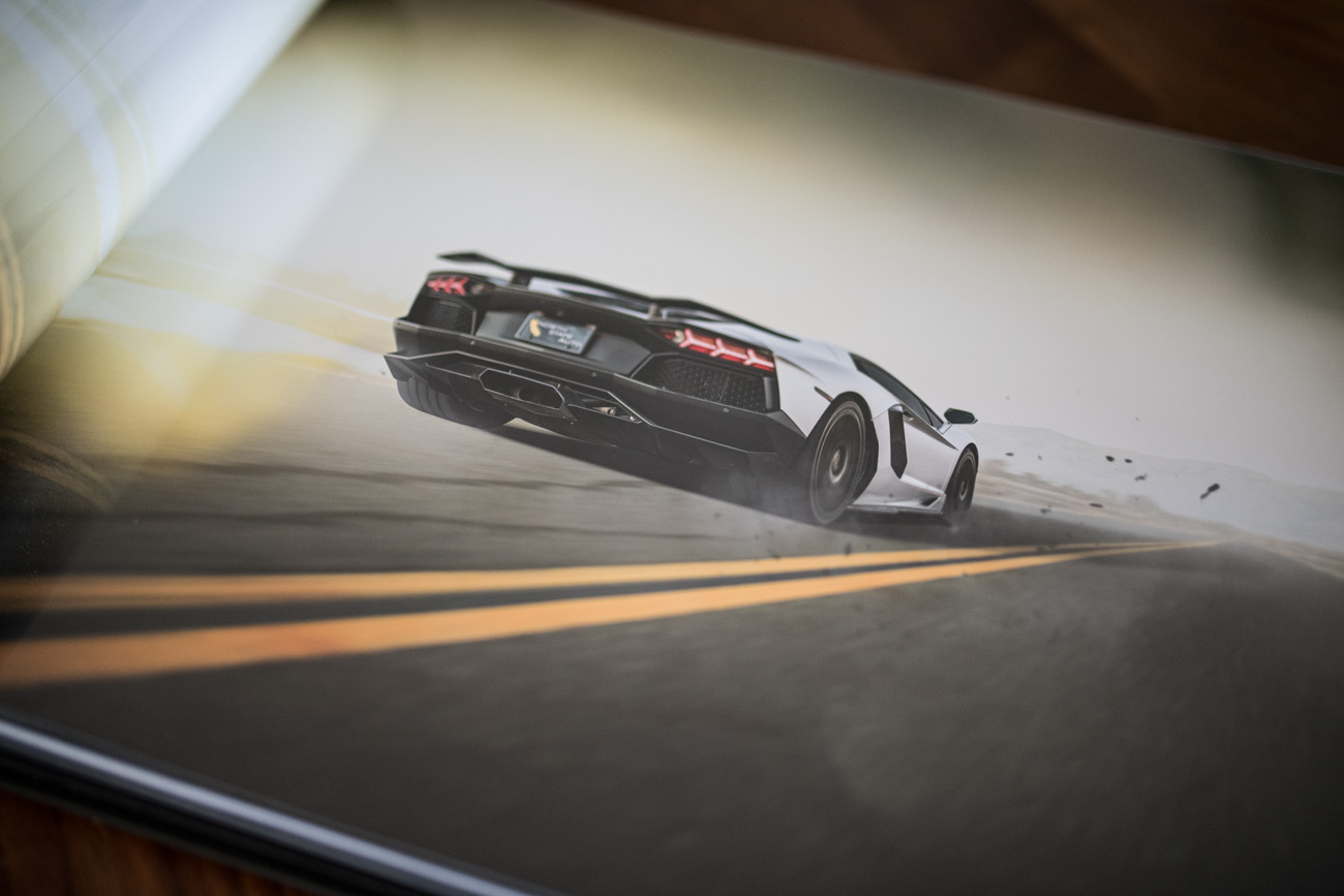 Lamborghini Aventador im Portfoliobuch von Fotograf phPics