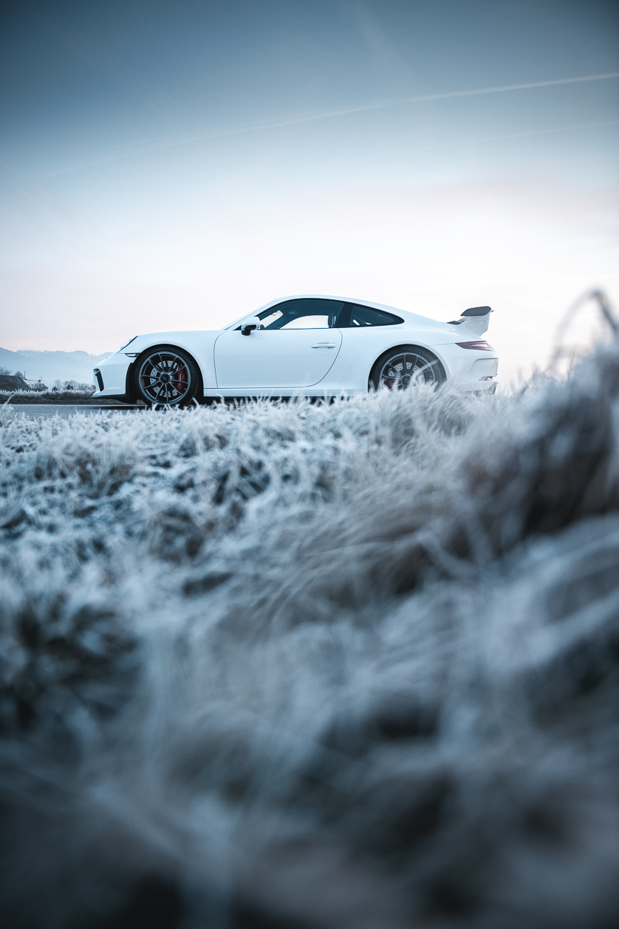Porsche 911 GT3 991.2 Stimmungsbild im Winter