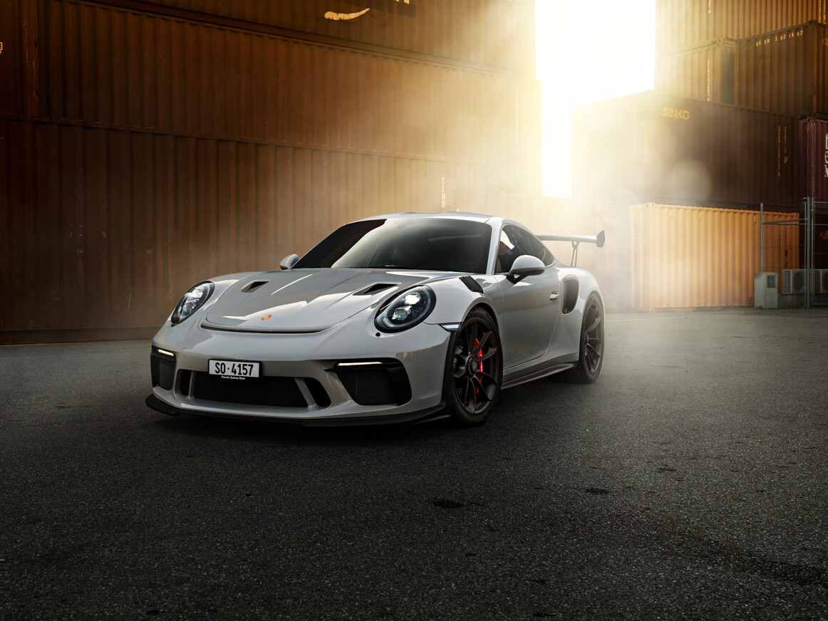 Der Porsche 911 GT3 RS mit dem Nikkor 24-70 2.8 fotografiert