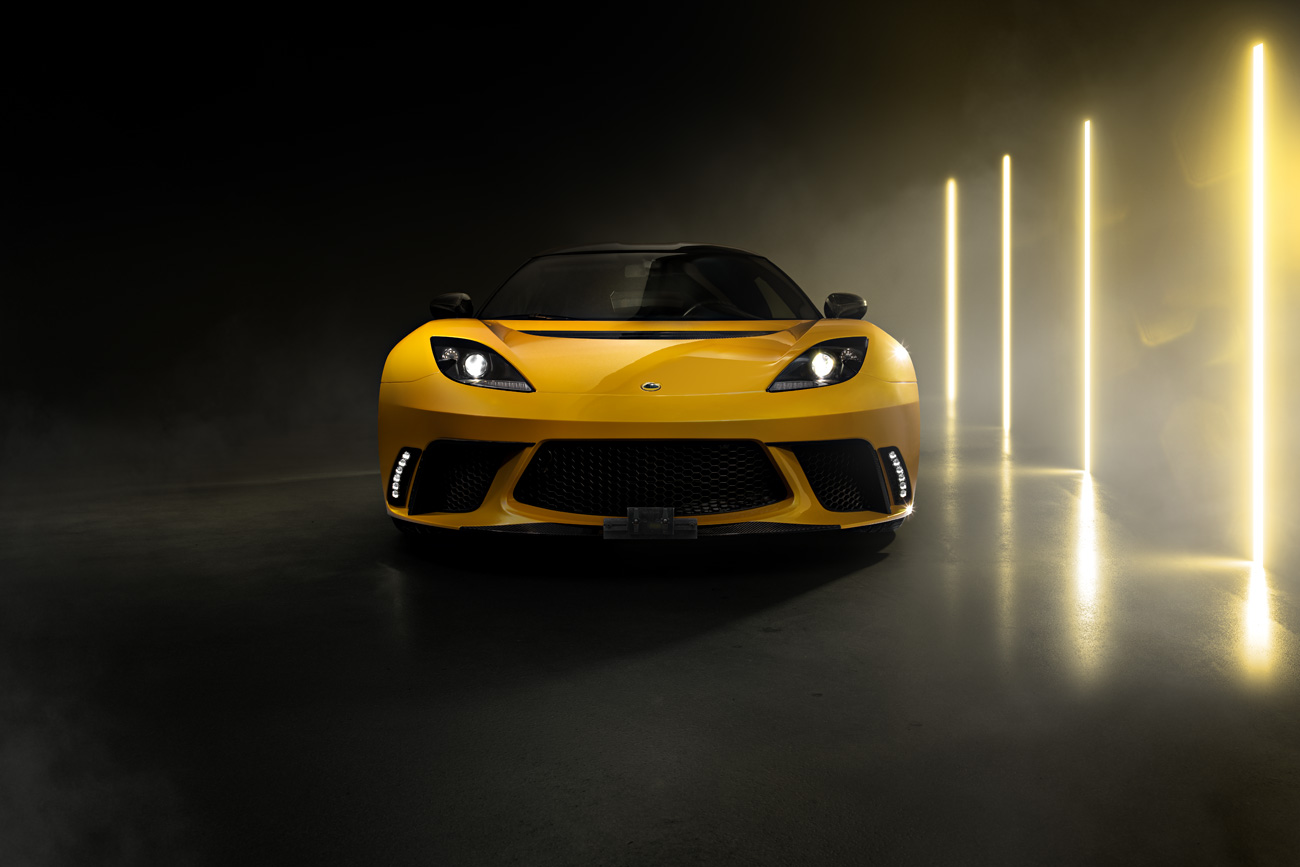 Der limitierte Lotus Evora GTE in gelb