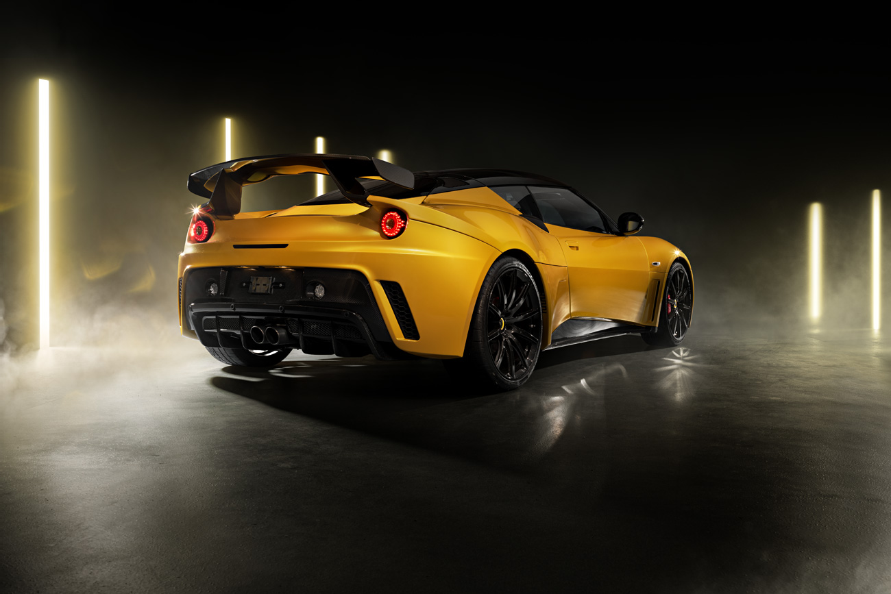 Der streng limitierte Lotus Evora GTE in gelb