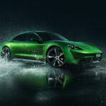 Mamba grün steht dem Porsche Taycan Turbo S ausgezeichnet