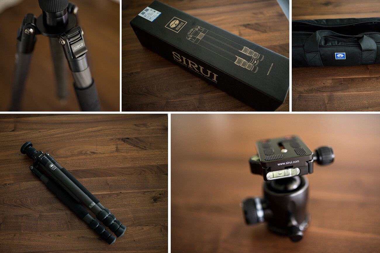 Ein Stativ gehört definitiv zu den 10 nützlichen Gadgets für Fotografen. Hier das Sirui T-2204X Dreibein-Reisestativ.