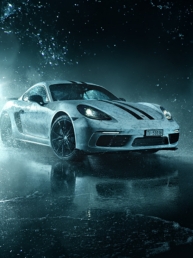 Porsche Cayman Marmor Wrap