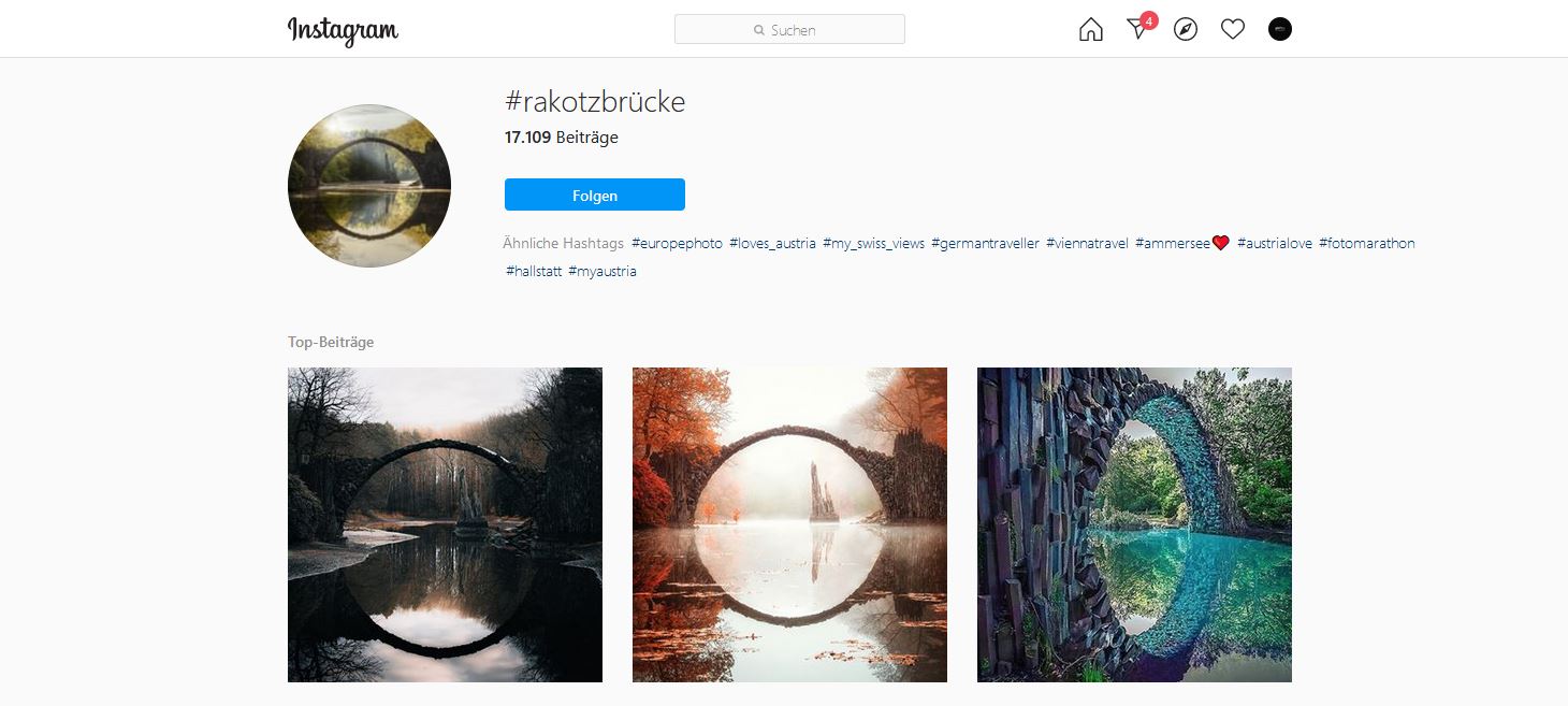 Ein sehr beliebtes Fotomotiv. Die Rakotzbrücke.