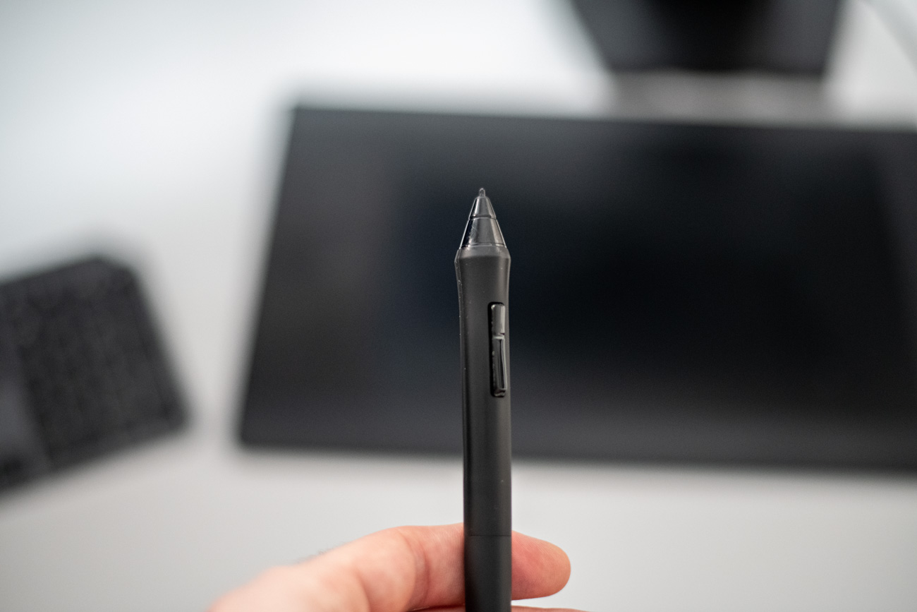 Der Pen vom Wacom Stift-Tablett