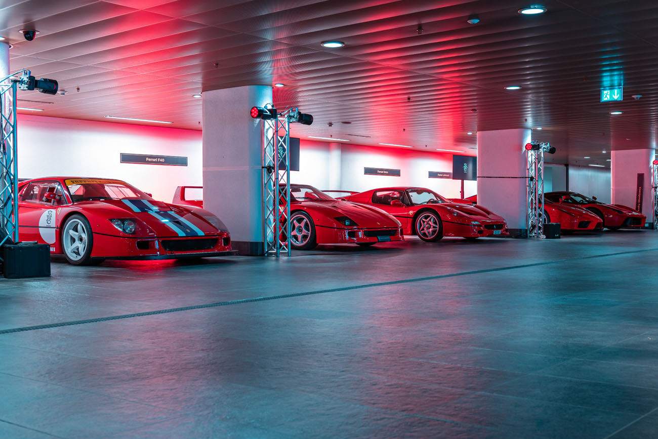 Die Hypercar-Garage am Supercarownerscircle 2020 in Gstaad.